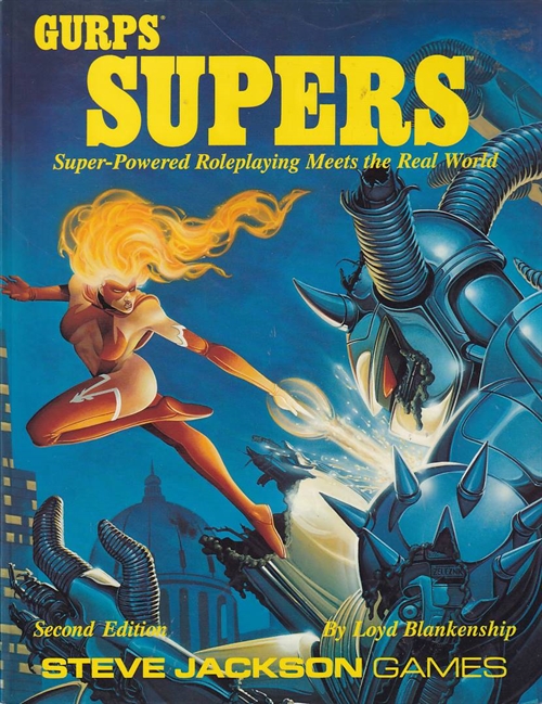 GURPS 3rd - Classic - Supers Second Edition (B Grade) (Genbrug)